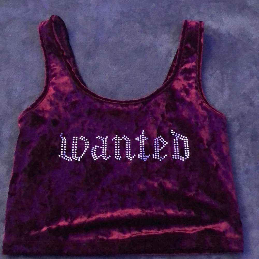 FOREVER 21 Red Velvet “Wanted” Tank Top